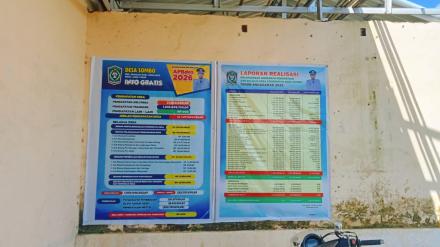 INFOGRAFIS LAPORAN REALISASI 2025 DAN APBDESA 2026